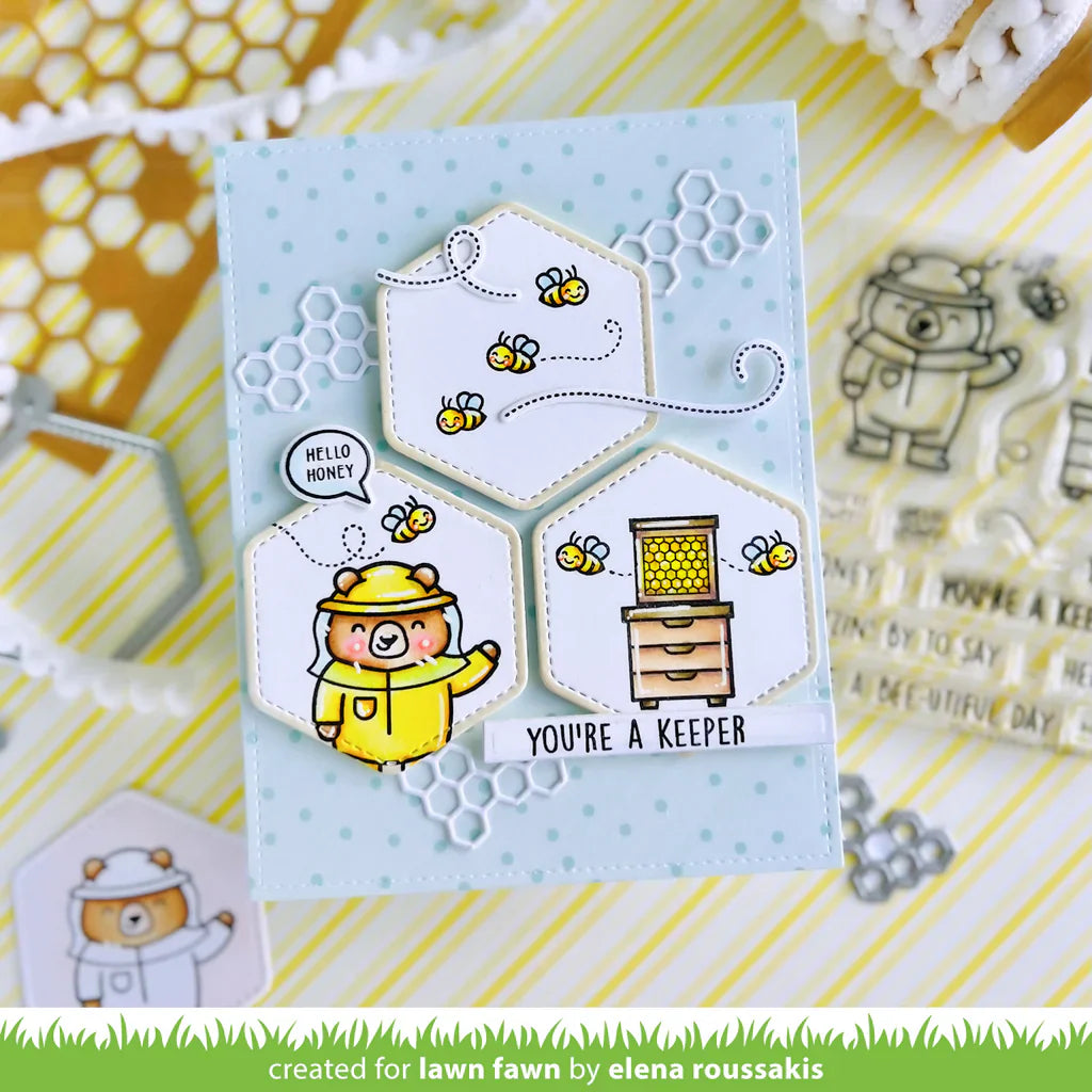 You're a keeper Stamps and Dies Bundle by Lawn Fawn